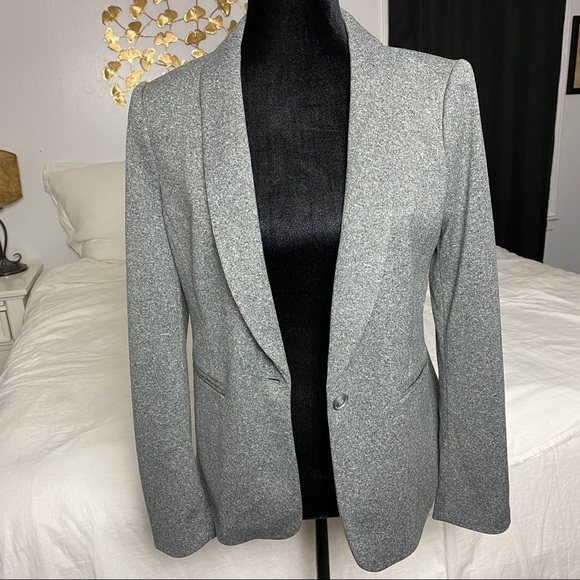 Loft Grey Modern Fitted Blazer l Size Medium - Picture 12 of 15